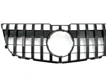 Front Grille suitable for MERCEDES GLK-Class X204 Facelift (2013-2015) GT-R Panamericana Design Piano Black