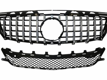 Front Grille suitable for Mercedes CLS W218 (2012-2014) GT-R Panamericana Design Chrom