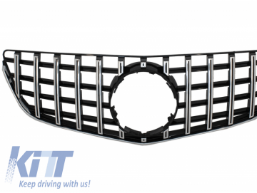 Front Grille suitable for Mercedes E-Class C207 W207 A207 Facelift (2013-2017) Coupe Cabrio GTR Look Black