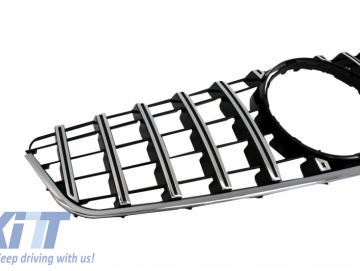 Front Grille suitable for Mercedes E-Class C207 W207 A207 (2009-2012) Coupe Cabrio GTR Look Black