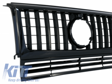 Front Grille suitable for Mercedes G-Class W463 (1990-2014) New G63 GT-R Panamericana Design All Black