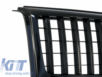 Front Grille suitable for Mercedes G-Class W463 (1990-2014) New G63 GT-R Panamericana Design All Black