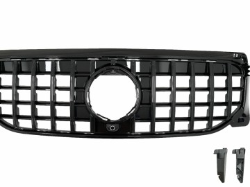 Front Grille suitable for Mercedes GLB-Class X247 (2019-up) GT-R Panamericana Design Piano Black