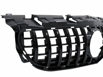 Front Grille suitable for Mercedes SLC-Class R172 Facelift (2016-2019) GT-R Panamericana Design Piano Black