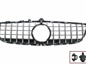 Front Grille suitable for Mercedes CLS W218 Facelift (2014-2017) GT-R Panamericana Design Chrome