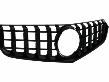 Front Grille suitable for Mercedes E-Class C207 W207 A207 Pre Facelift (2009-2012) Coupe Cabrio GTR Look Black