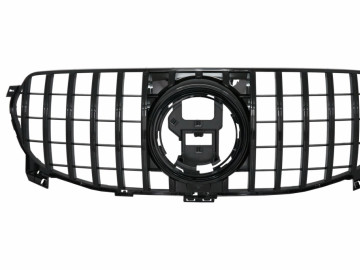 Front Grille suitable for Mercedes GLE W167 V167 C167 (2020-up) OFFROAD GT-R Panamericana Design Black