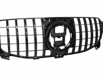 Front Grille suitable for Mercedes GLE W167 V167 C167 (2020-up) OFFROAD GT-R Panamericana Design Black