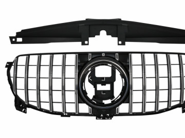 Front Grille suitable for Mercedes GLE W167 V167 C167 (2020-up) OFFROAD GT-R Panamericana Design Chrome