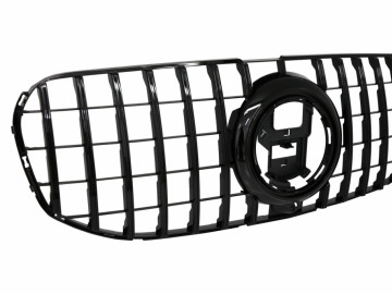 Front Grille suitable for Mercedes GLS SUV X167 (2019-Up) GT-R Panamericana Design Black