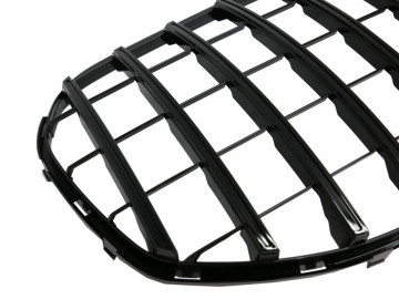 Front Grille suitable for Mercedes GLS SUV X167 (2019-Up) GT-R Panamericana Design Black