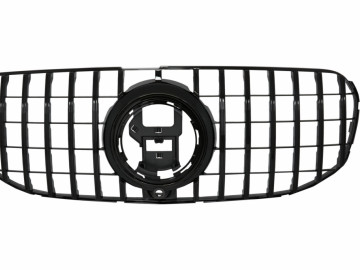 Front Grille suitable for Mercedes GLS SUV X167 (2019-Up) GT-R Panamericana Design Black