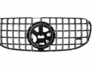 Front Grille suitable for Mercedes GLS SUV X167 (2019-Up) GT-R Panamericana Design Chrome