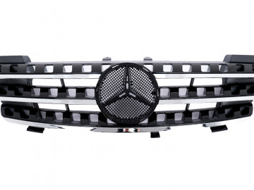 Front Grille suitable for Mercedes ML M-Class W164 (2005-2008) Chrome