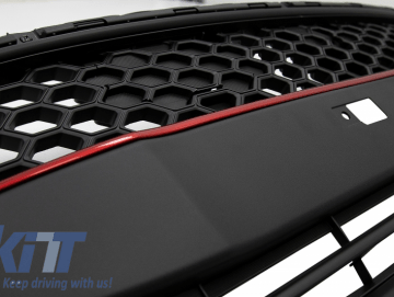 Front Grille suitable for Suzuki Swift ZC33S (2017-up) Black with Red