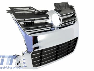 Front Grille suitable for VW Golf 5 V (2003-2009) R32 Design Chrome