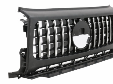 Front Grille with Headlights Covers suitable for Mercedes G-Class W464 W463A & G63 AMG (2018-Up) GT-R Panamericana Design