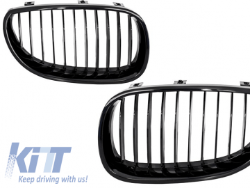 Front Grills suitable for BMW 5 Series E60 (2003-2009) Piano Black