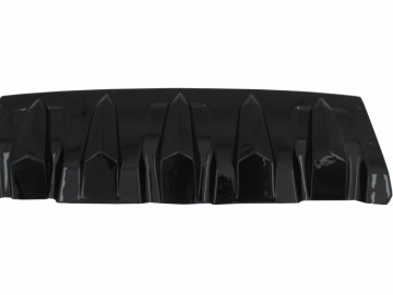 Front and Rear Bumper Skid Plate Protection suitable for DACIA Duster 4x4 / 4x2 (2010-2017) Piano Black