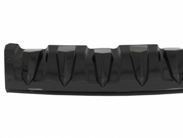 Front and Rear Bumper Skid Plate Protection suitable for DACIA Duster 4x4 / 4x2 (2010-2017) Piano Black