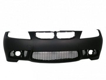 Front bumper suitable for BMW 3 series E90 Sedan E91 Touring (2004-2008) with Side Skirts Non LCI M3 Design without Fog Lamps