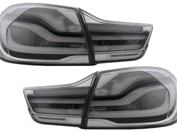 Full LED Bar Taillights suitable for BMW 4 Series F32 F33 F36 (2013-2016) Smoke with Static Turning Signal