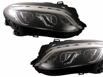 Full LED Headlights suitable for Mercedes M-Class W166 (2012-2015) only with Conversion to GLE