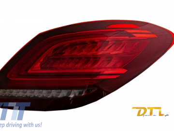 Full LED Tail Ligthts Suitable for Mercedes C-Class W205 (2014-2018)