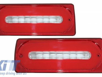 Full LED Taillights Light Bar suitable for MERCEDES Benz G-class W463 (1989-2015) RED Dynamic Sequential Turning Lights