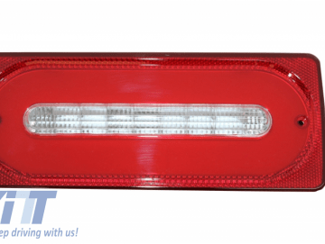 Full LED Taillights Light Bar suitable for MERCEDES Benz G-class W463 (1989-2015) RED Dynamic Sequential Turning Lights