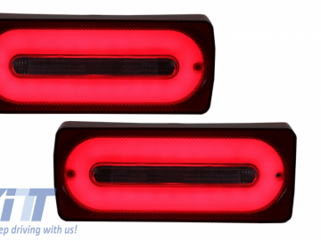 Full LED Taillights Light Bar suitable for MERCEDES Benz G-class W463 (1989-2015) RED Dynamic Sequential Turning Lights