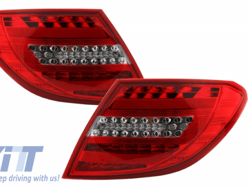 Full LED Taillights suitable for MERCEDES Benz C-Class W204 (2007-2012) Facelift Design