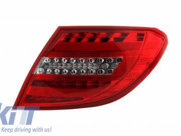 Full LED Taillights suitable for MERCEDES Benz C-Class W204 (2007-2012) Facelift Design