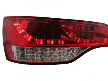 Full LED Taillights suitable for AUDI Q7 4L (2006-2009) Red Clear