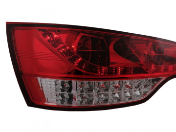 Full LED Taillights suitable for AUDI Q7 4L (2006-2009) Red Clear