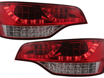 Full LED Taillights suitable for AUDI Q7 4L (2006-2009) Red Clear