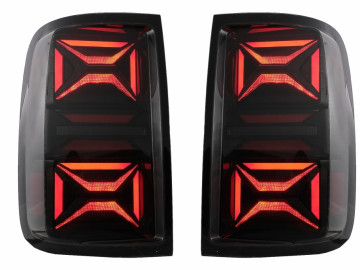 Full LED Taillights suitable for VW Amarok (2010-2020) Dynamic Sequential Turning Light Smoke