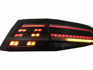 Full LED Taillights suitable for VW Golf 7 & 7.5 VII (2012-2019) Facelift Retrofit G7.5 Look Dynamic Sequential Turning Lights Smoke