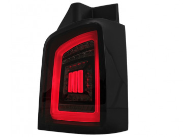 Full LED Taillights suitable for VW Transporter V T5 (2003-2009) Black Smoke Dynamic Sequential Turining Lights