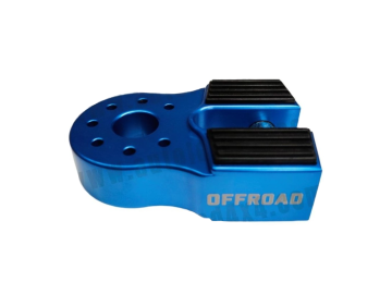 Gancho Offroad para Cabo de Aço ou Sintético Flatlink Azul