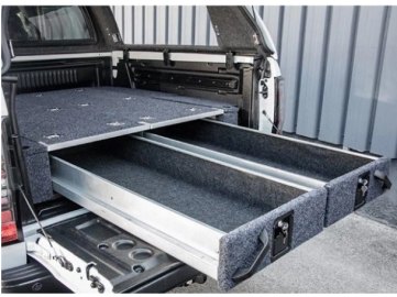 Gaveta reforçada OFFROAD modelo 1380 para pick-up/UTE, altura de 24 cm 