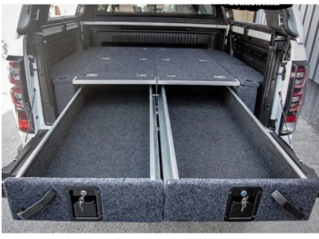 Gaveta reforçada OFFROAD modelo 1380 para pick-up/UTE, altura de 24 cm 