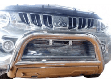 Grelha Baixa Mitsubishi L200 2015 Inox 76MM