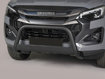 Grelha Frontal MEDIUM-BAR em aço inoxidável cor preto Ø63 mm (2026+) 
