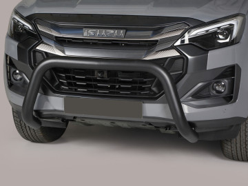 Grelha Frontal SUPER-BAR em aço inoxidável preto Ø76 mm (2026+)