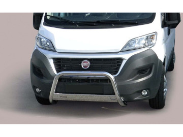 Grelha Frontal em aço inoxidável Ø63mm com barra transversal. Aprovação CE (apenas 2014-2024)