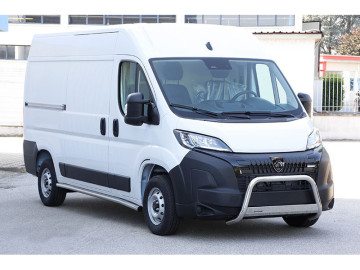 Grelha Frontal inox Ø63mm com barra transversal. Homologação CE (apenas 2024+)
