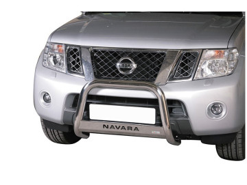 Grelha central em aço inox Ø63mm com gravação. Aprovação CE (apenas 2010-) / Navara D40 [2005 - 2015]