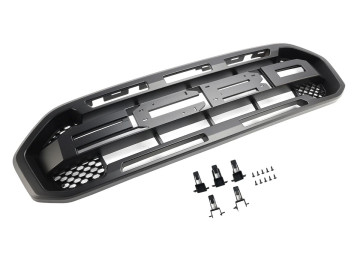 Grelha frontal ABS LED com letras 