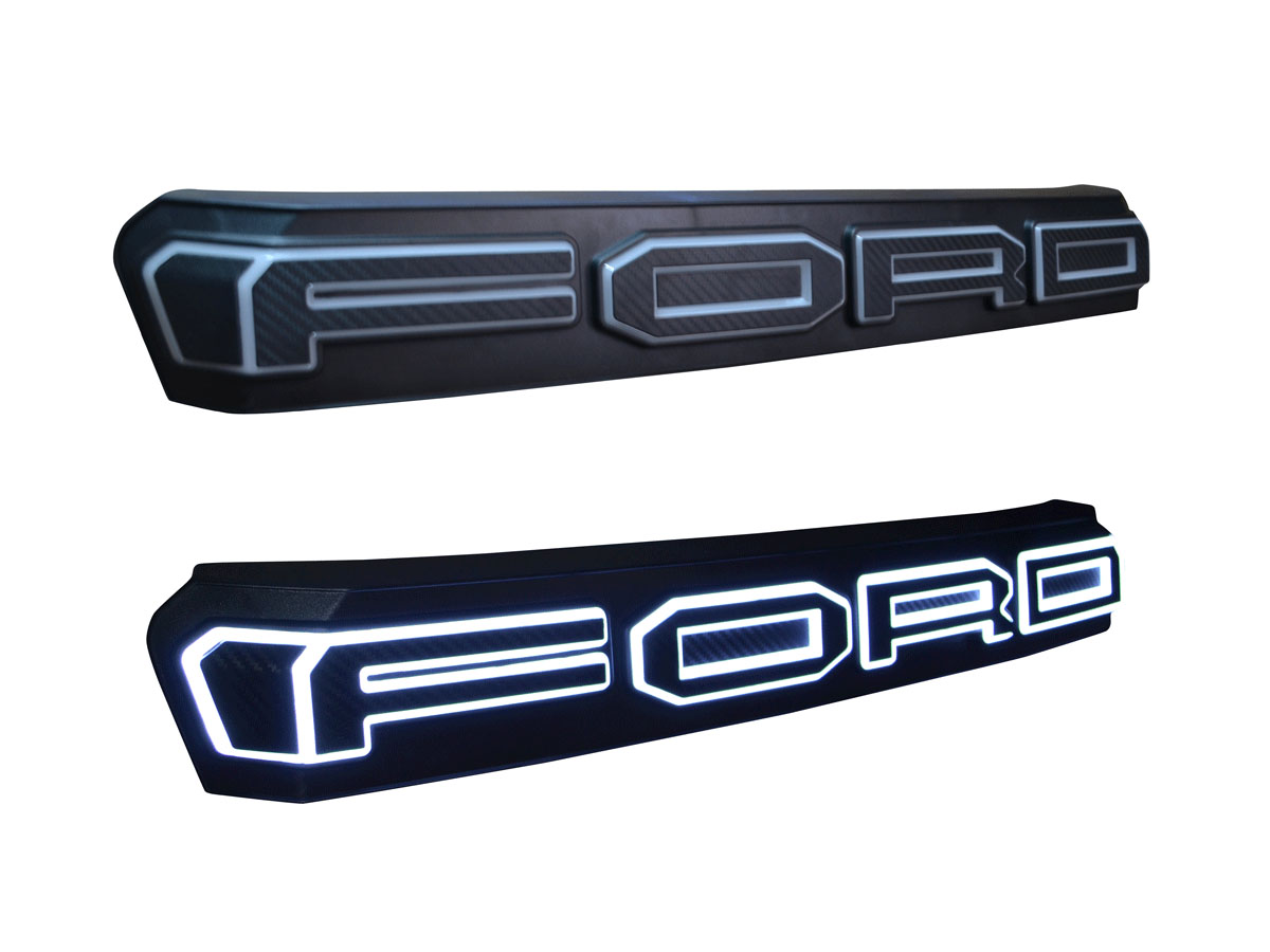 Grelha frontal em ABS com letras “FORD” XTREME LED – Ranger 2019–2022